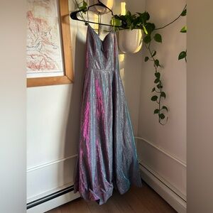 Shimmering Multicolor Gown